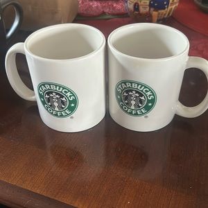 2 EUC STARBUCKS MUGS